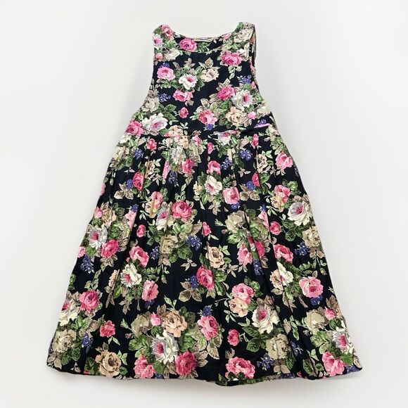 Vintage Floral Maxi Dress by Brownstone Studio | Sleeveless Fit & Flare | Size M - Picture 1 of 8